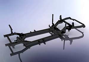 Automotive Creation - royale sabre chassis model