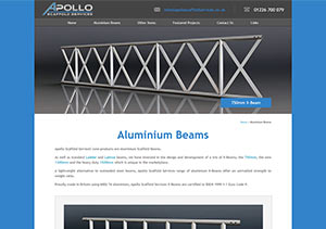 Apollo Scaffold Services Website