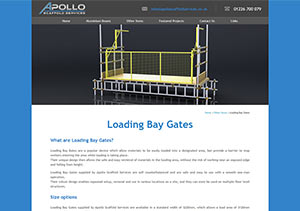 Apollo Scaffold Services Website