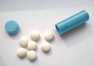 Chewing Gum Holder - In Use