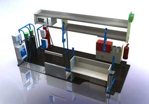 Welding Vehicle with Messing Facilities - 3D Model