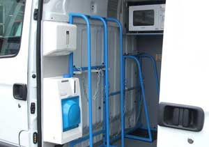 Welding Vehicle with Messing Facilities