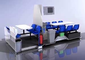 Mobile Training Room - 3D Model
