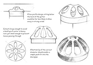 Downpipe Guard - initial sketches