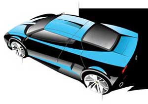 Lotus Esprit Re-design - initial sketches