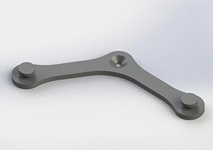 Fence Light Bracket - 3D Model