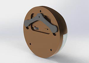 Fence Light Bracket - 3D Assembly