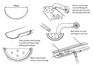 Gutter Cleaner - initial sketches