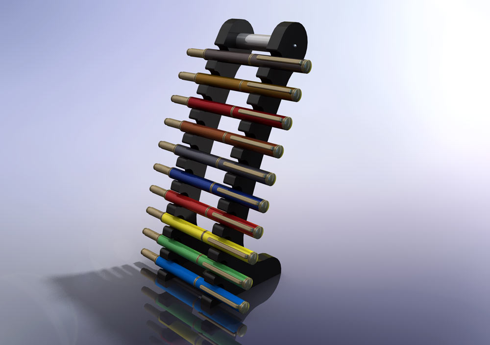Pen Display Rack