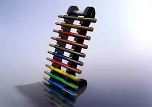 Pen Display Rak - 3D model
