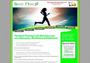 Sarah Nield Personal Trainer - website