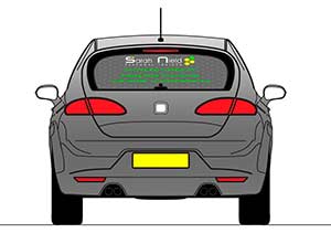 Sarah Nield Personal Trainer - vehicle graphic