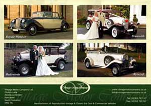 Half Page Magazine Advert - Wedding Car Range