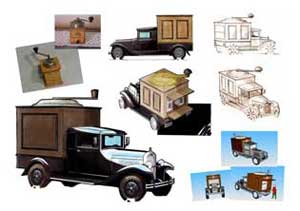 Christinia Kaffebyggeri promotional vehicle - Initial Development