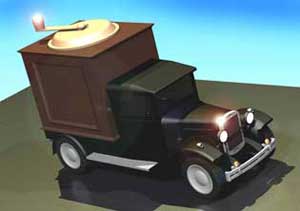 Christinia Kaffebyggeri Promotional Vehicle - 3D Model