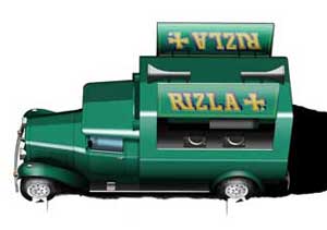 Rizla Invisible Players Promotional Vehicle - 2D Rendering